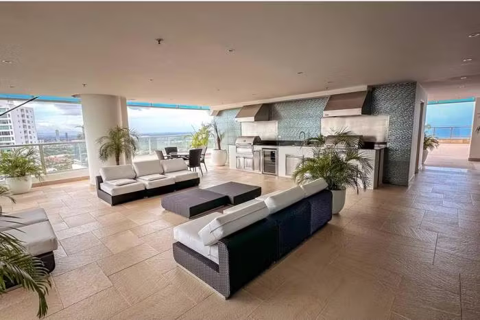 Alquiler PH Riverside Costa del Este Amoblado 2Rec Vista al Mar | $1,850